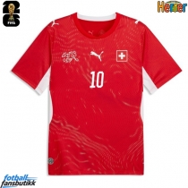 Sveits Granit Xhaka #10 Hjemmedrakt EM 2024 Kortermet
